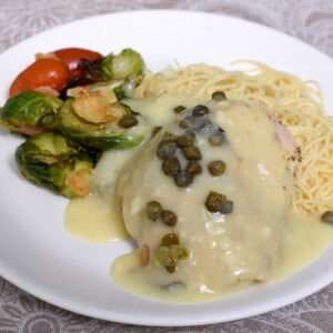 Roasted Chicken Piccata