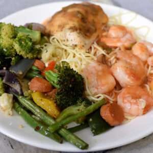 New Orleans Shrimp and Chicken week 4 Menu