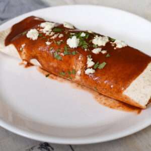 Andouille & Egg Enchilada