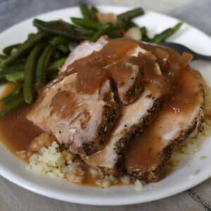 Smothered Pork Loin
