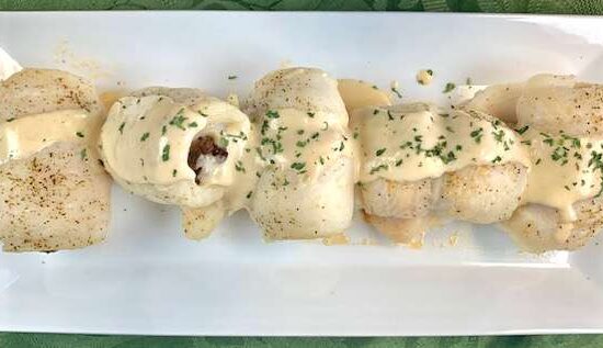 crab stuffed white fish