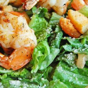 Grilled Shrimp Caesar Salad Platter
