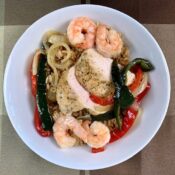 Shrimp and Chicken Jambalaya - top