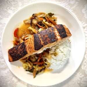 Blackened Grilled Salmon