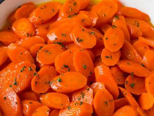 Honey Pecan glazed carrots