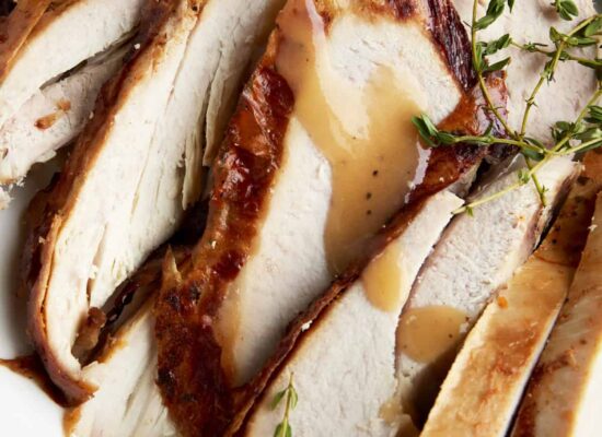 sliced roast turkey 2