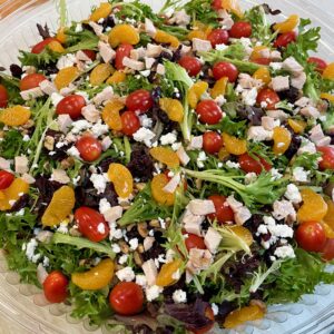 Roast Turkey and Mandarin Orange Salad Platter